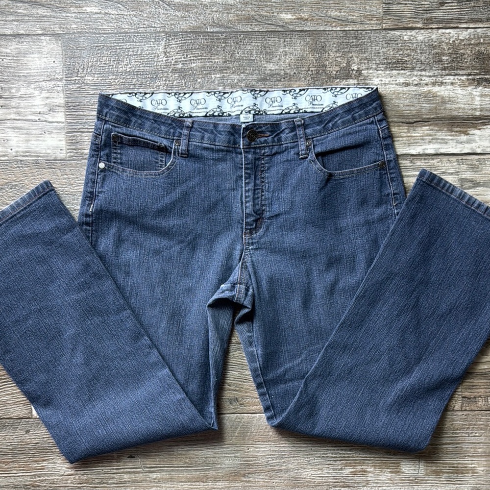 Cato Medium Wash Straight Leg Jeans